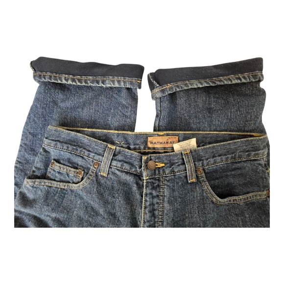 HATHAWAY Denim Fleece Lined Jeans - Picture 11 of 13
